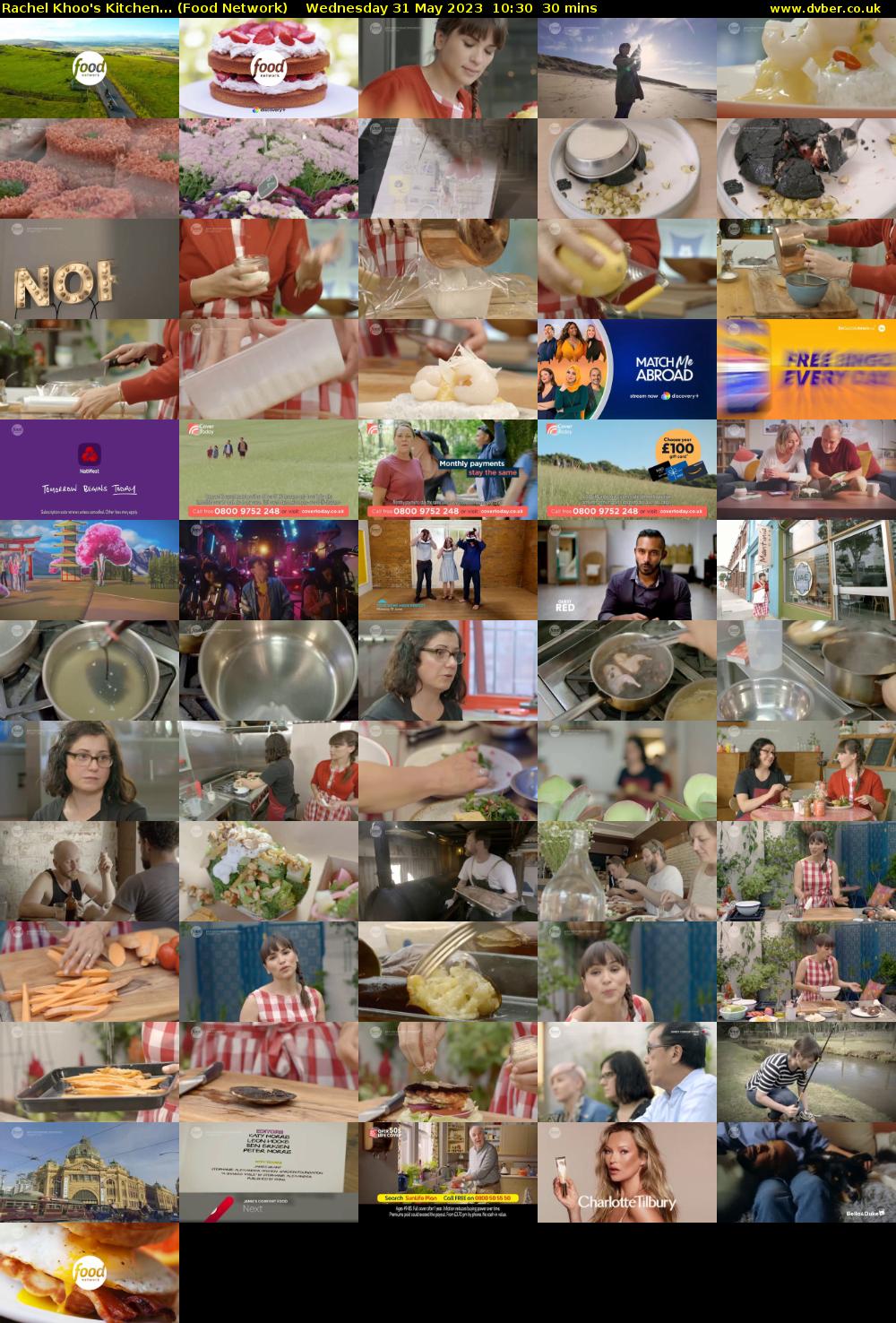 Rachel Khoo's Kitchen... (Food Network) Wednesday 31 May 2023 10:30 - 11:00