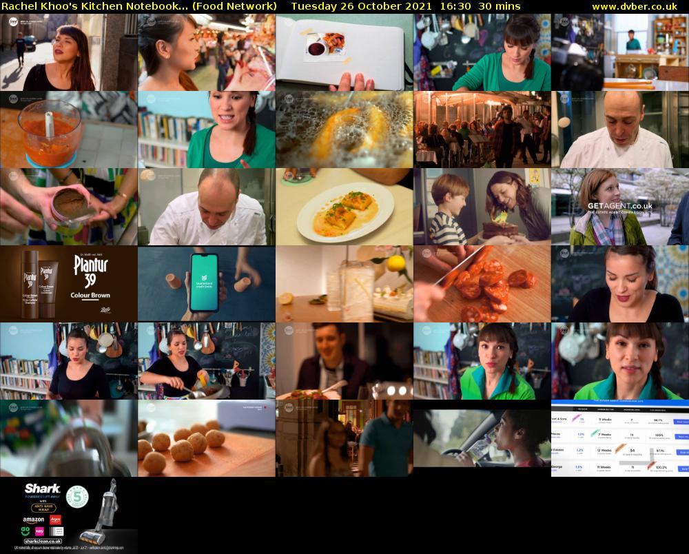 Rachel Khoo's Kitchen Notebook... (Food Network) Tuesday 26 October 2021 16:30 - 17:00