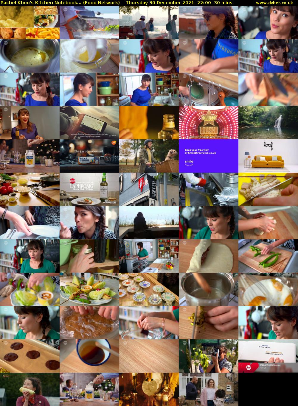 Rachel Khoo's Kitchen Notebook... (Food Network) Thursday 30 December 2021 22:00 - 22:30