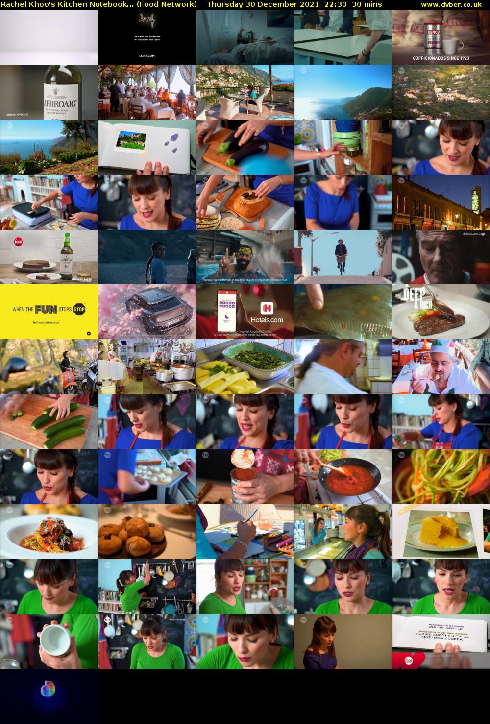 Rachel Khoo's Kitchen Notebook... (Food Network) Thursday 30 December 2021 22:30 - 23:00