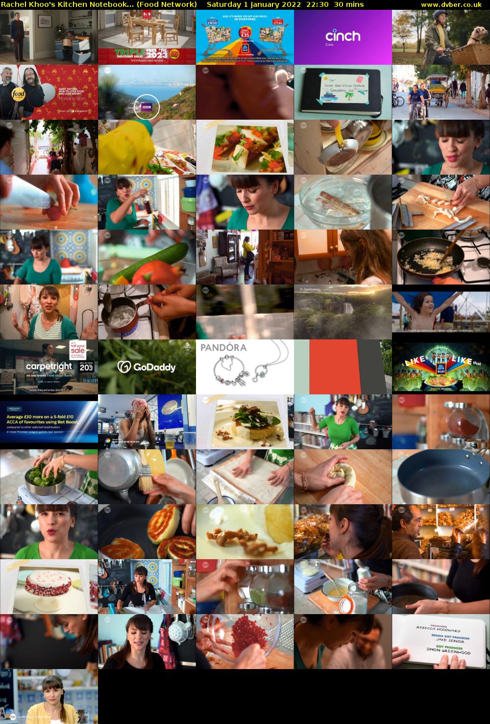 Rachel Khoo's Kitchen Notebook... (Food Network) Saturday 1 January 2022 22:30 - 23:00
