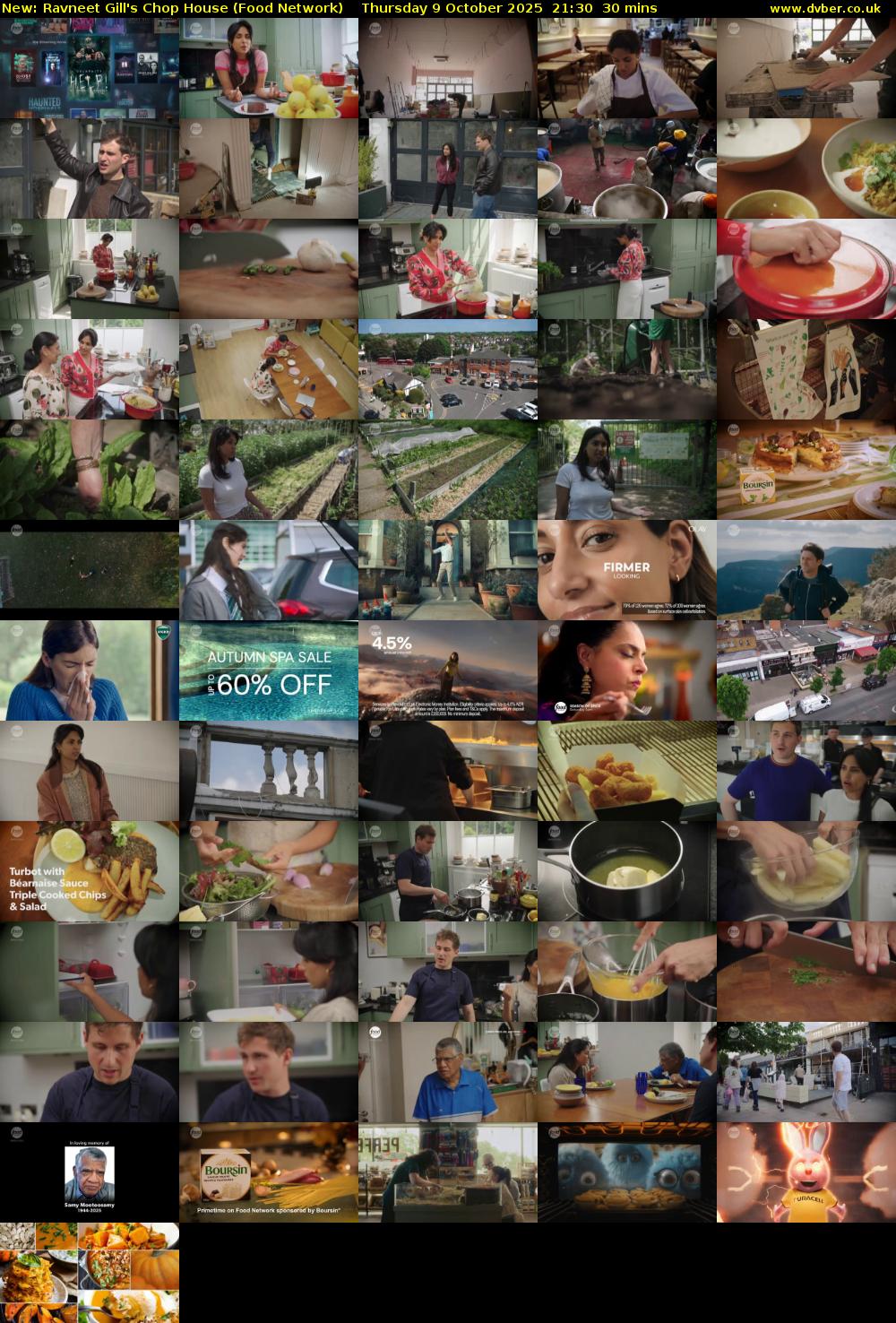 Ravneet Gill's Chop House (Food Network) Thursday 9 October 2025 21:30 - 22:00