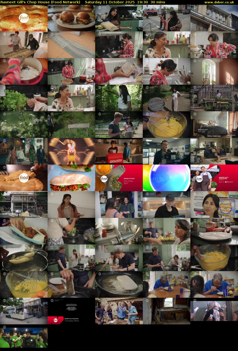 Ravneet Gill's Chop House (Food Network) Saturday 11 October 2025 19:30 - 20:00