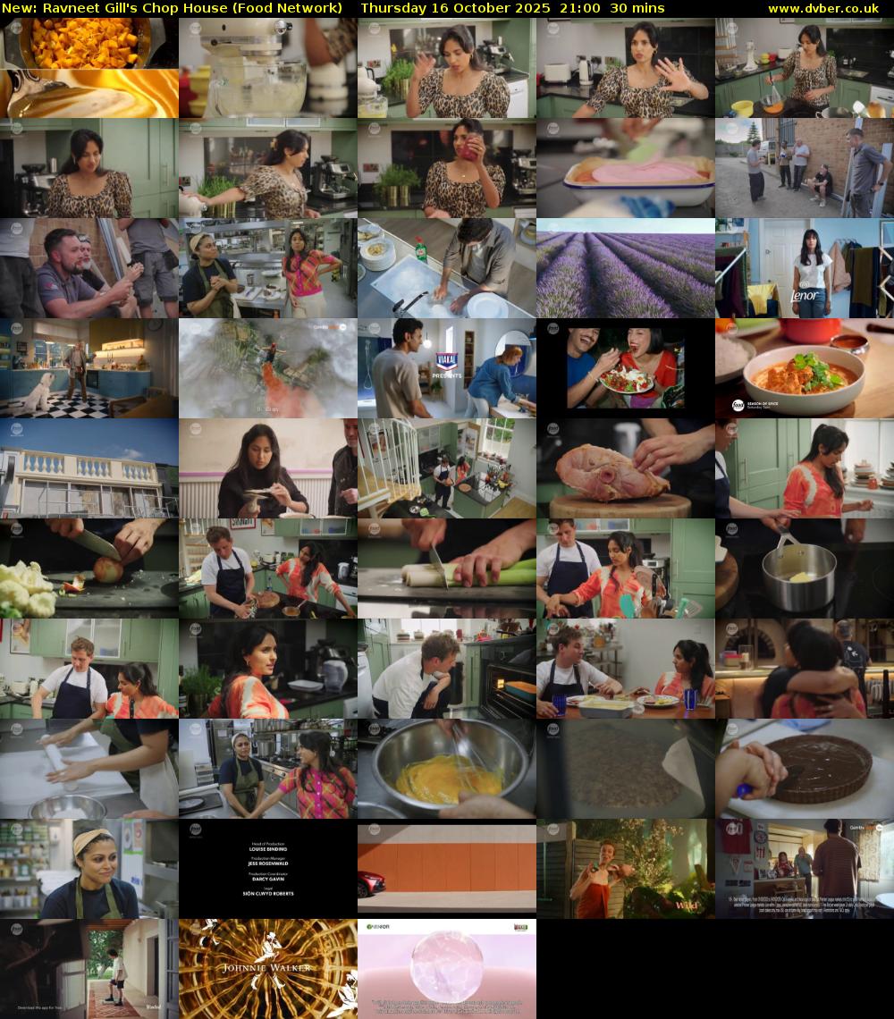 Ravneet Gill's Chop House (Food Network) Thursday 16 October 2025 21:00 - 21:30