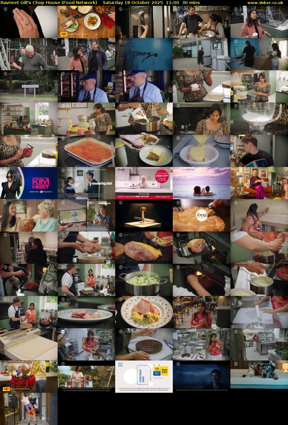 Ravneet Gill's Chop House (Food Network) Saturday 18 October 2025 11:00 - 11:30