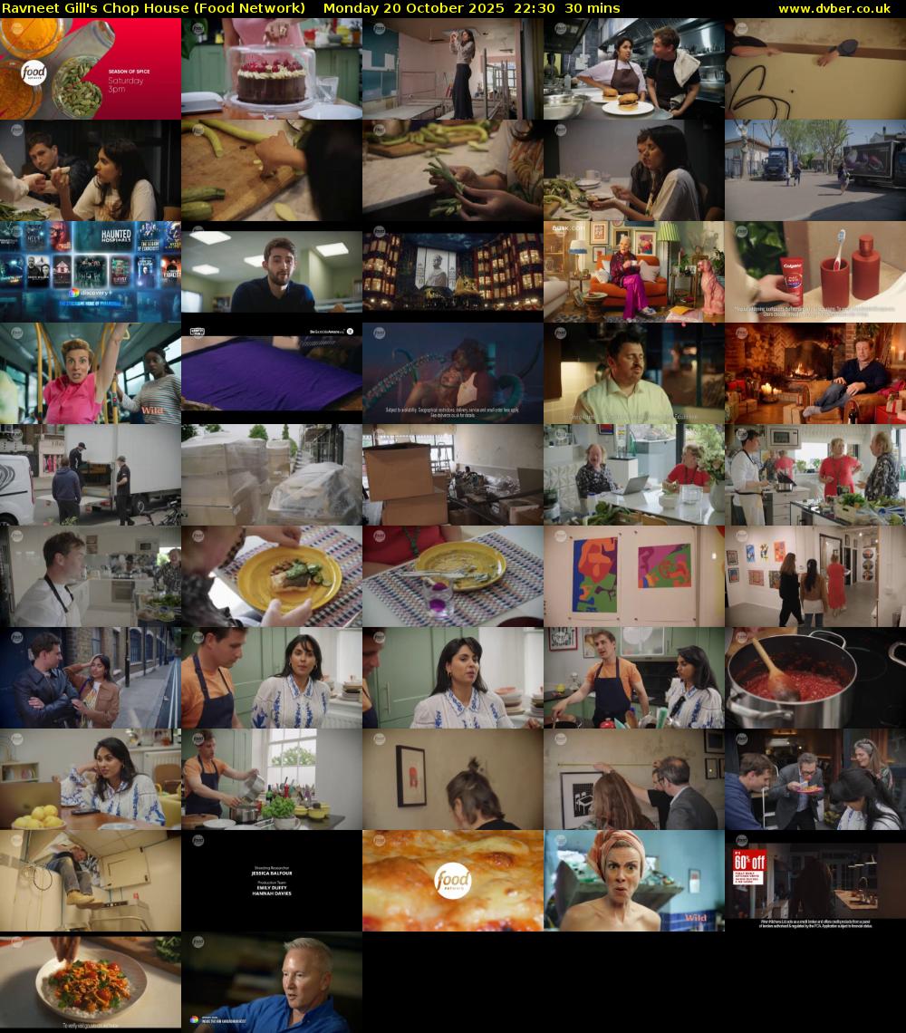 Ravneet Gill's Chop House (Food Network) Monday 20 October 2025 22:30 - 23:00