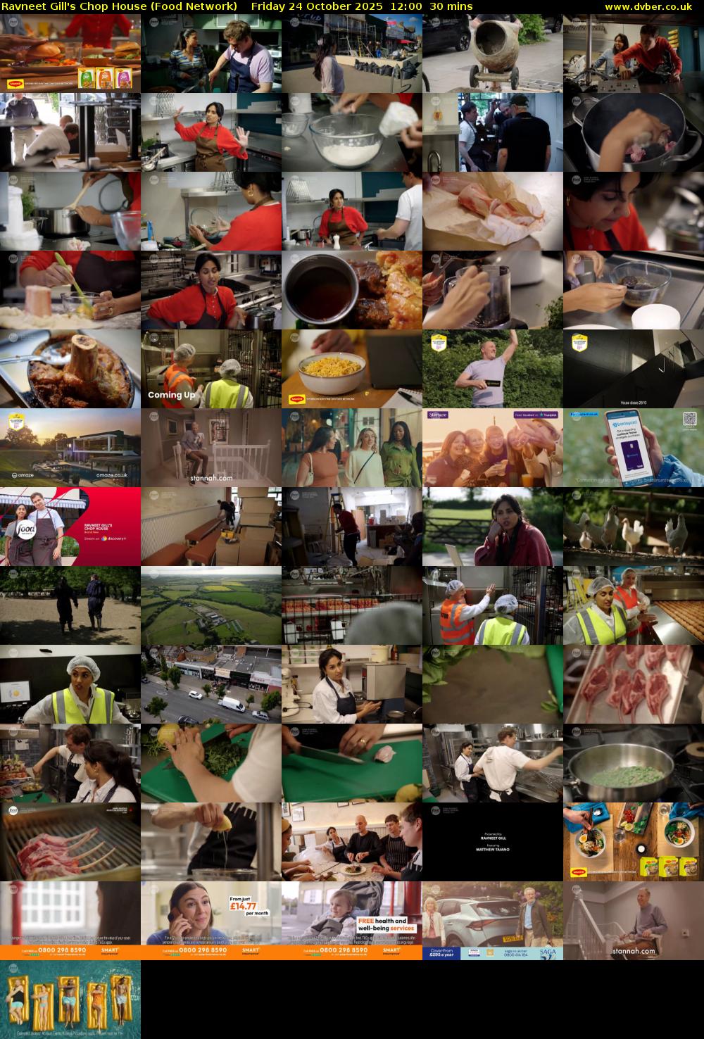 Ravneet Gill's Chop House (Food Network) Friday 24 October 2025 12:00 - 12:30