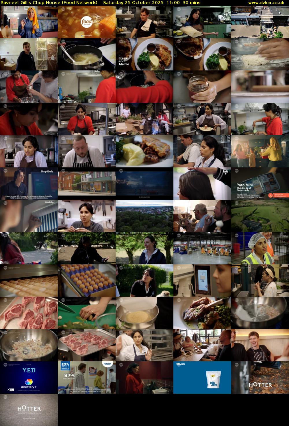 Ravneet Gill's Chop House (Food Network) Saturday 25 October 2025 11:00 - 11:30