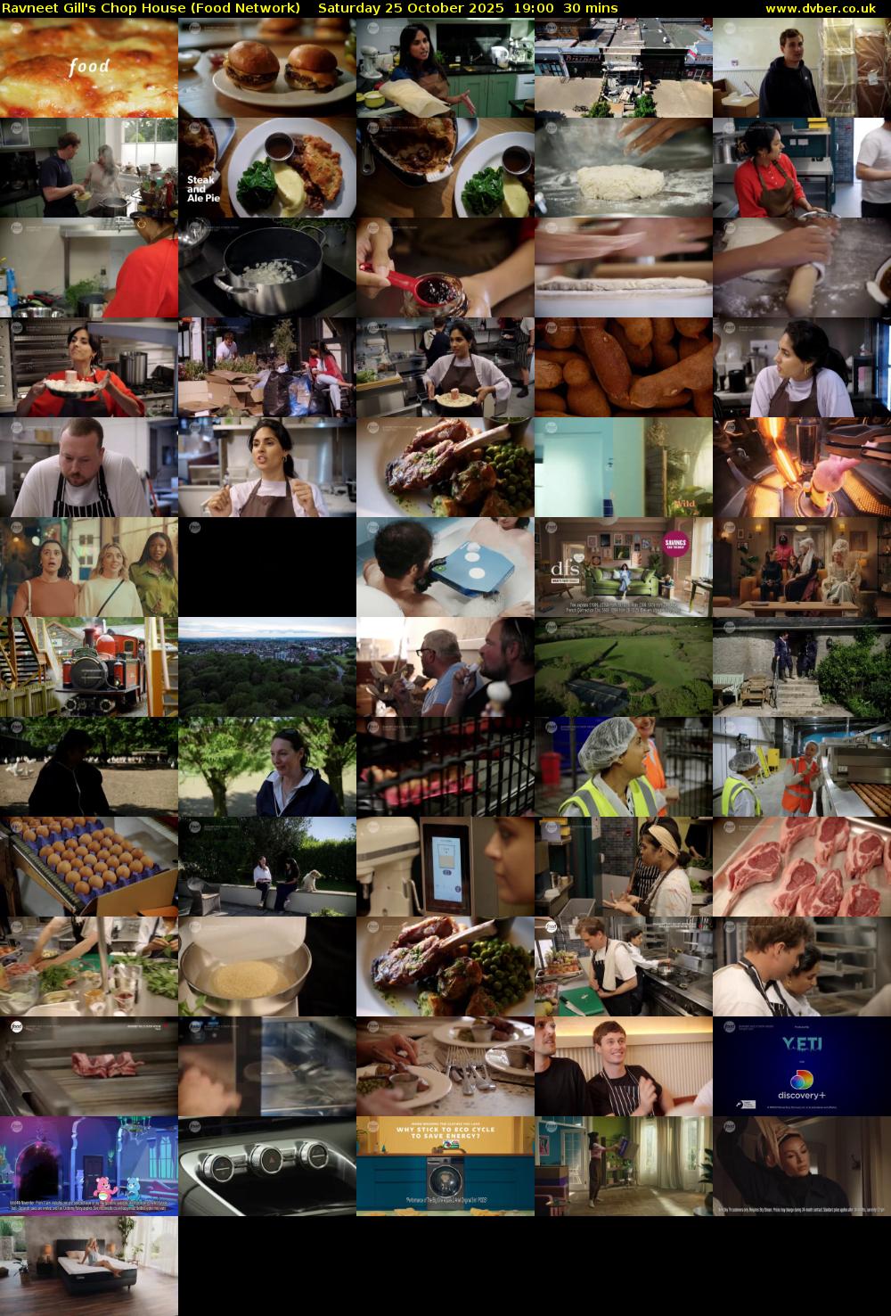 Ravneet Gill's Chop House (Food Network) Saturday 25 October 2025 19:00 - 19:30