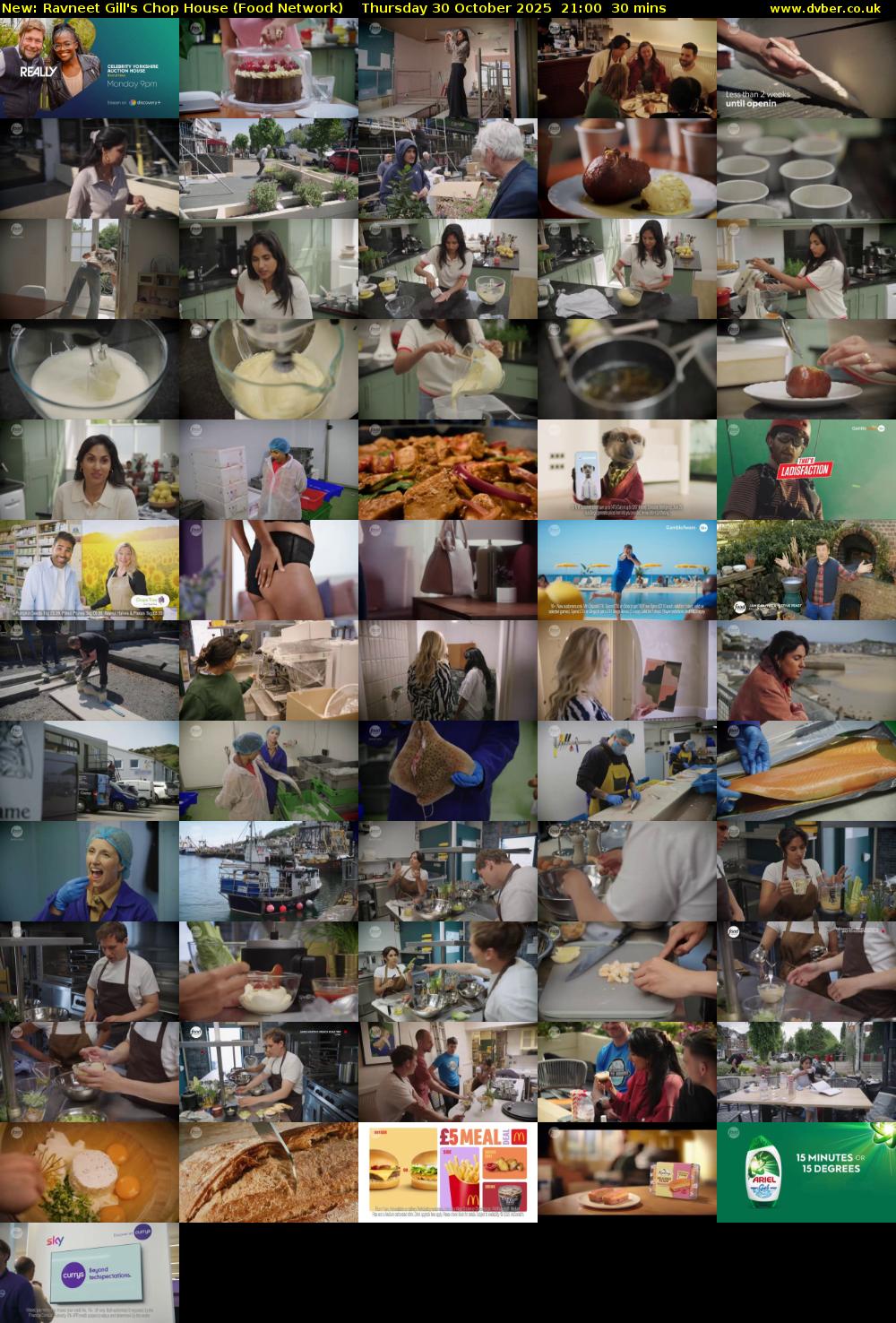 Ravneet Gill's Chop House (Food Network) Thursday 30 October 2025 21:00 - 21:30