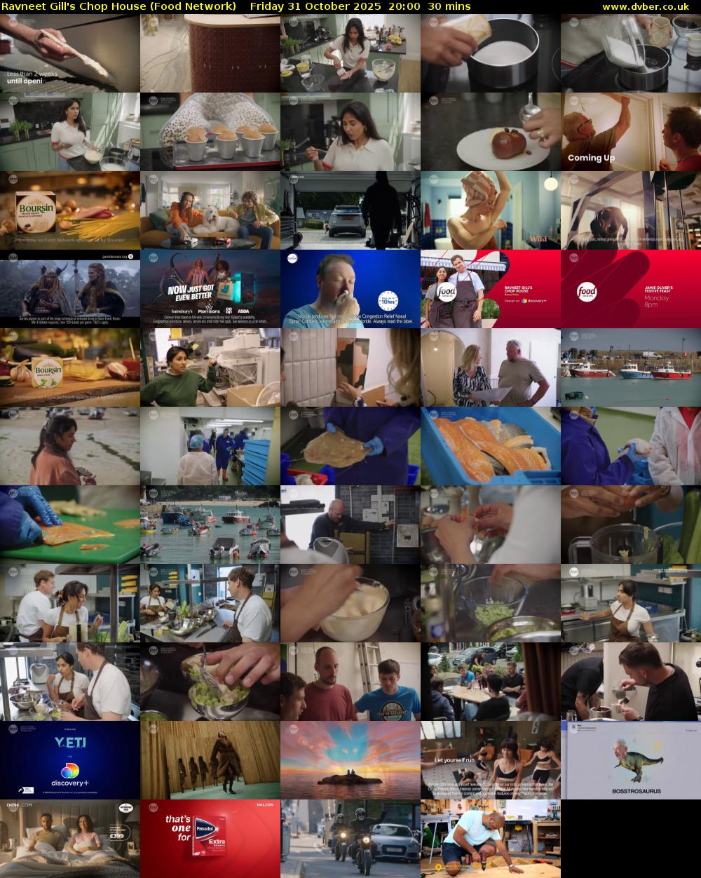 Ravneet Gill's Chop House (Food Network) Friday 31 October 2025 20:00 - 20:30