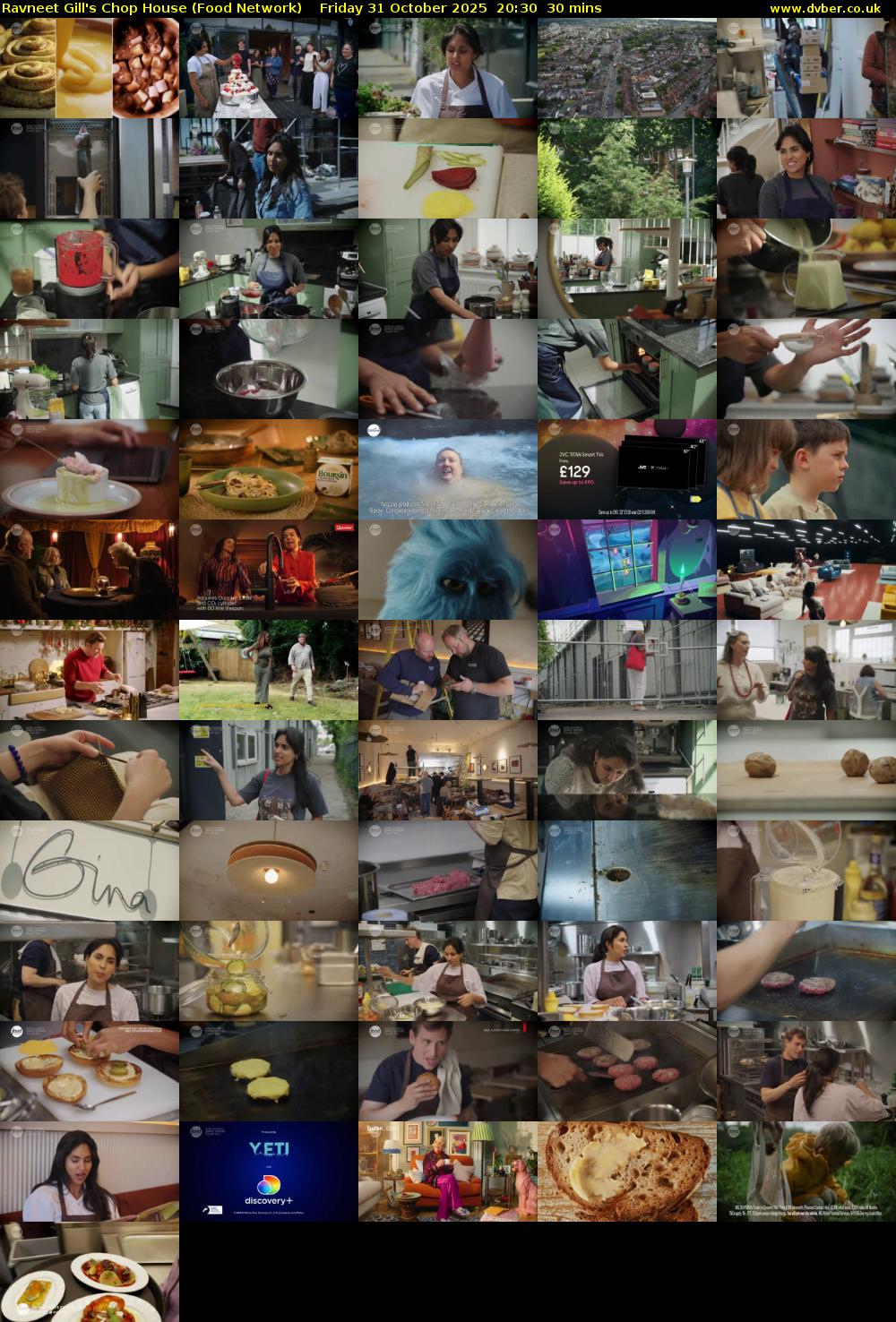 Ravneet Gill's Chop House (Food Network) Friday 31 October 2025 20:30 - 21:00