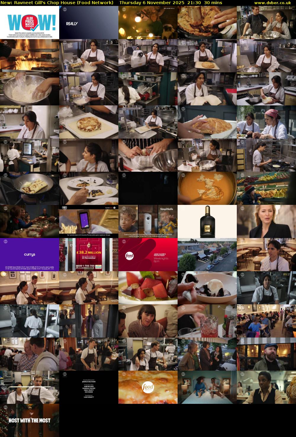 Ravneet Gill's Chop House (Food Network) Thursday 6 November 2025 21:30 - 22:00