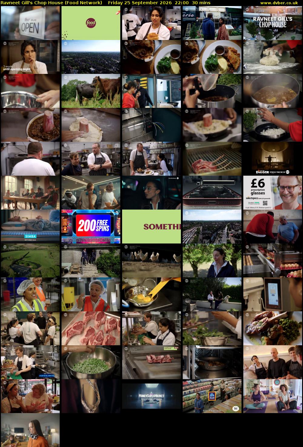 Ravneet Gill's Chop House (Food Network) Friday 25 September 2026 22:00 - 22:30
