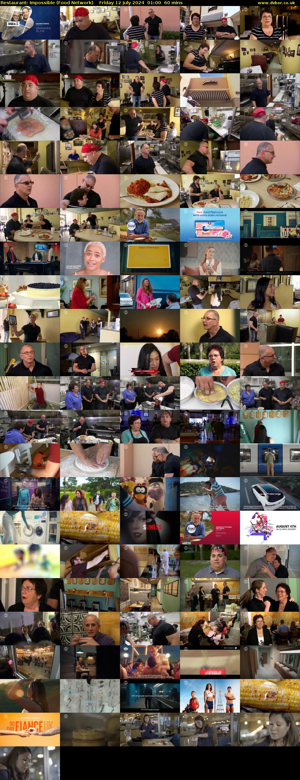 Restaurant: Impossible (Food Network) Friday 12 July 2024 01:00 - 02:00