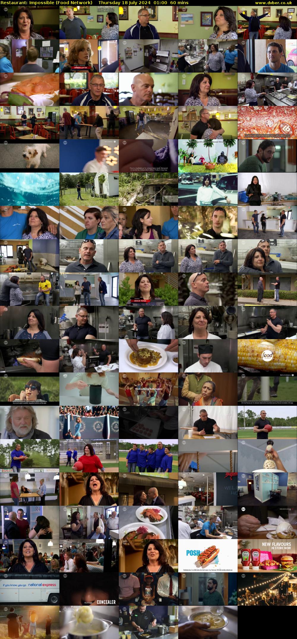 Restaurant: Impossible (Food Network) Thursday 18 July 2024 01:00 - 02:00
