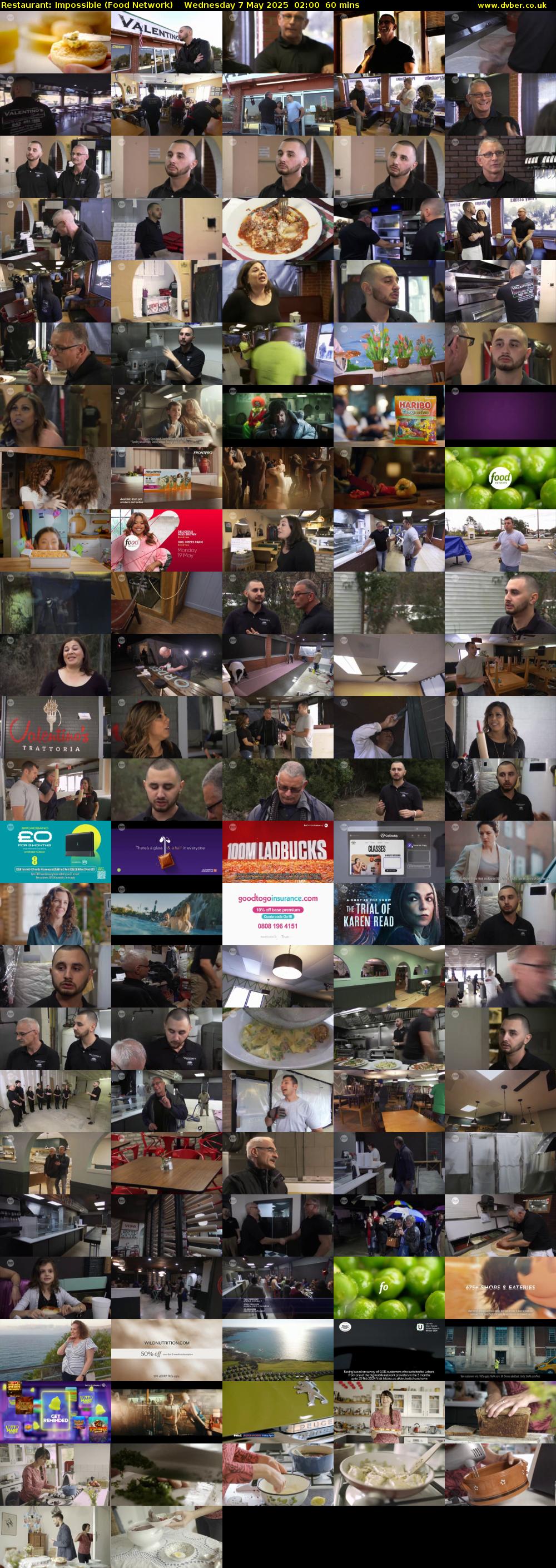 Restaurant: Impossible (Food Network) Wednesday 7 May 2025 02:00 - 03:00