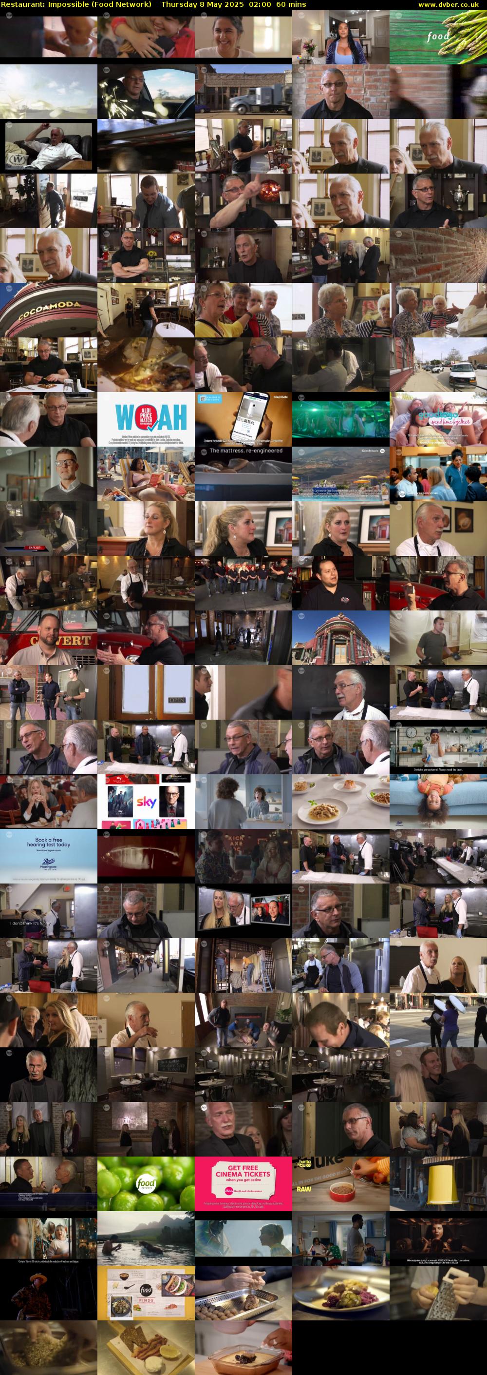 Restaurant: Impossible (Food Network) Thursday 8 May 2025 02:00 - 03:00