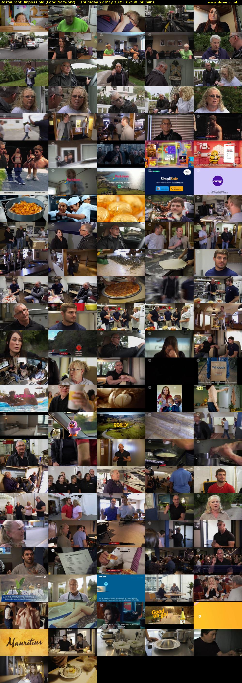 Restaurant: Impossible (Food Network) Thursday 22 May 2025 02:00 - 03:00
