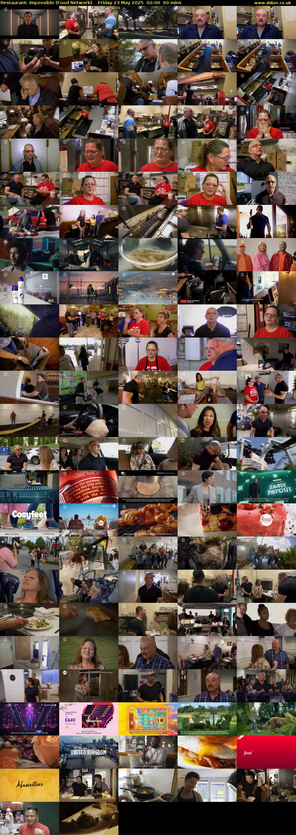 Restaurant: Impossible (Food Network) Friday 23 May 2025 02:00 - 03:00