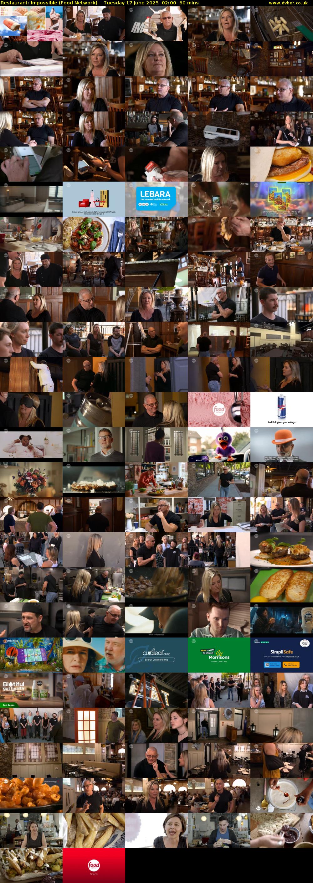 Restaurant: Impossible (Food Network) Tuesday 17 June 2025 02:00 - 03:00