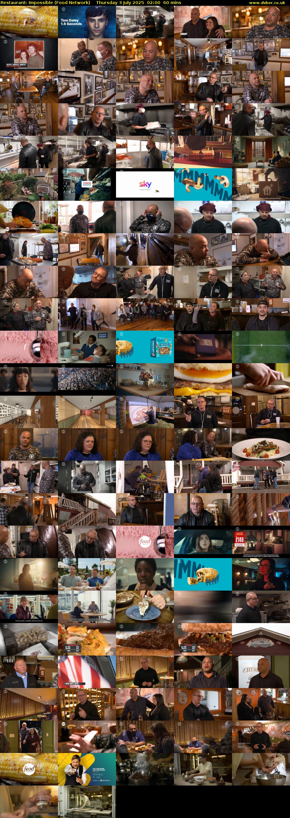 Restaurant: Impossible (Food Network) Thursday 3 July 2025 02:00 - 03:00