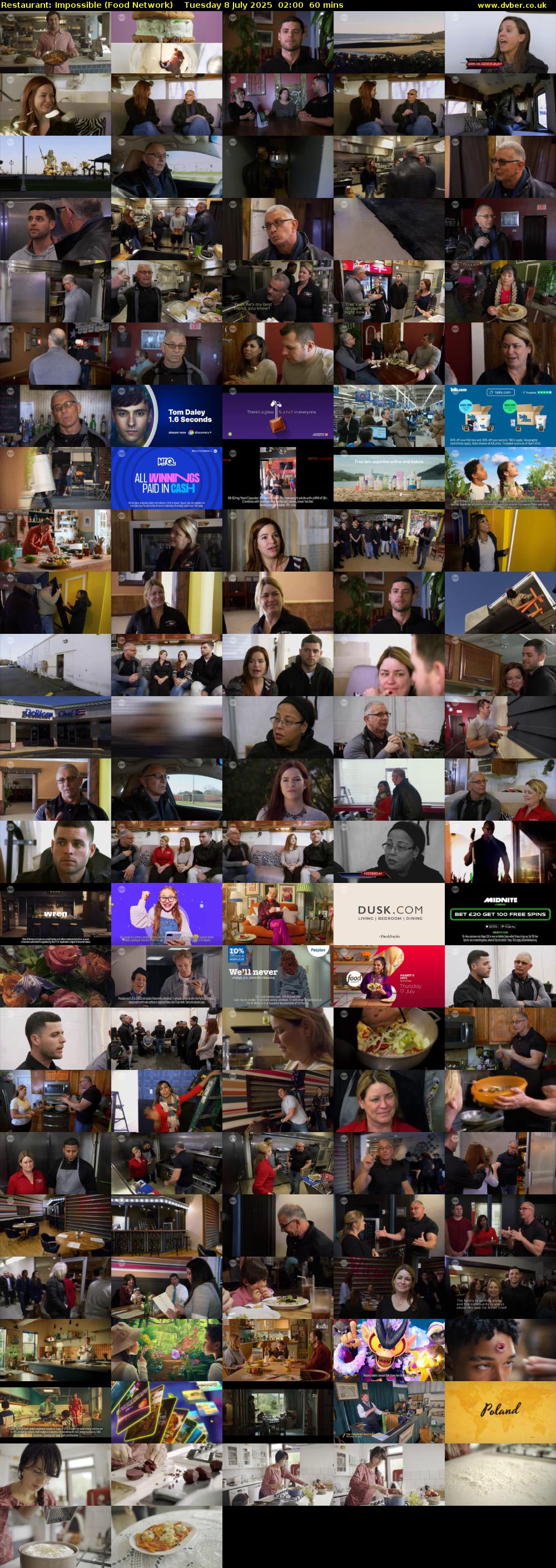 Restaurant: Impossible (Food Network) Tuesday 8 July 2025 02:00 - 03:00