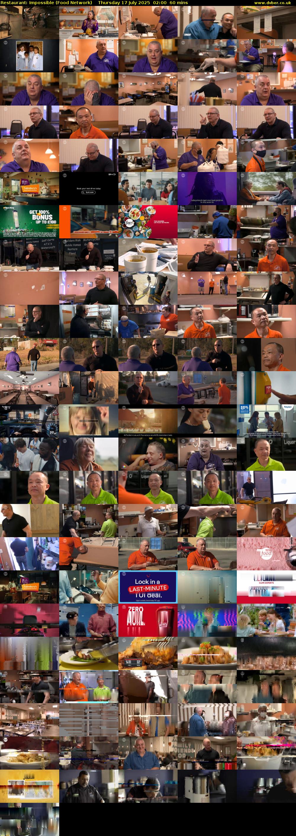 Restaurant: Impossible (Food Network) Thursday 17 July 2025 02:00 - 03:00