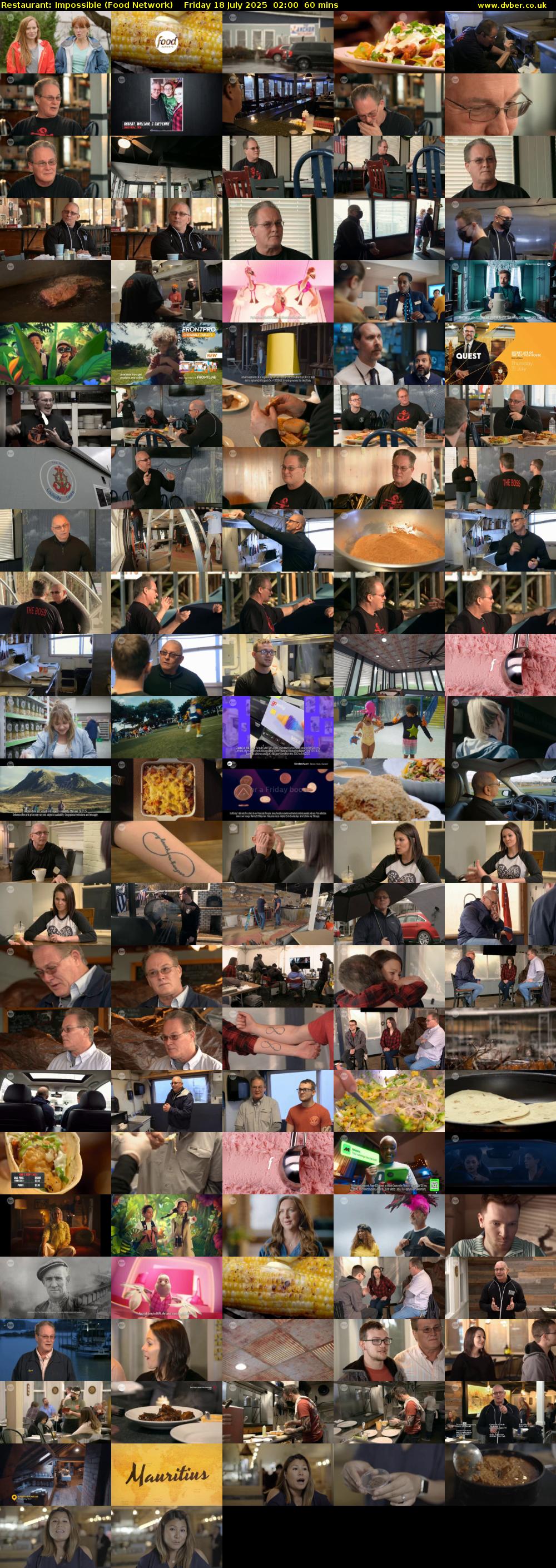 Restaurant: Impossible (Food Network) Friday 18 July 2025 02:00 - 03:00