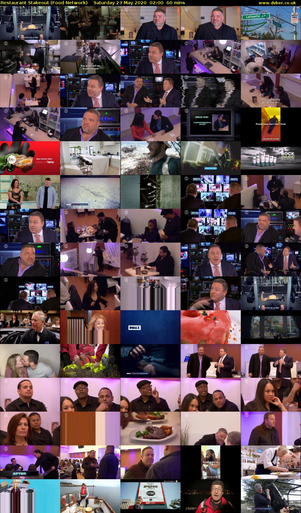 Restaurant Stakeout (Food Network) Saturday 23 May 2020 02:00 - 03:00