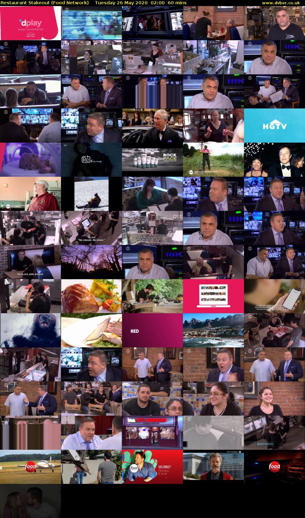 Restaurant Stakeout (Food Network) Tuesday 26 May 2020 02:00 - 03:00