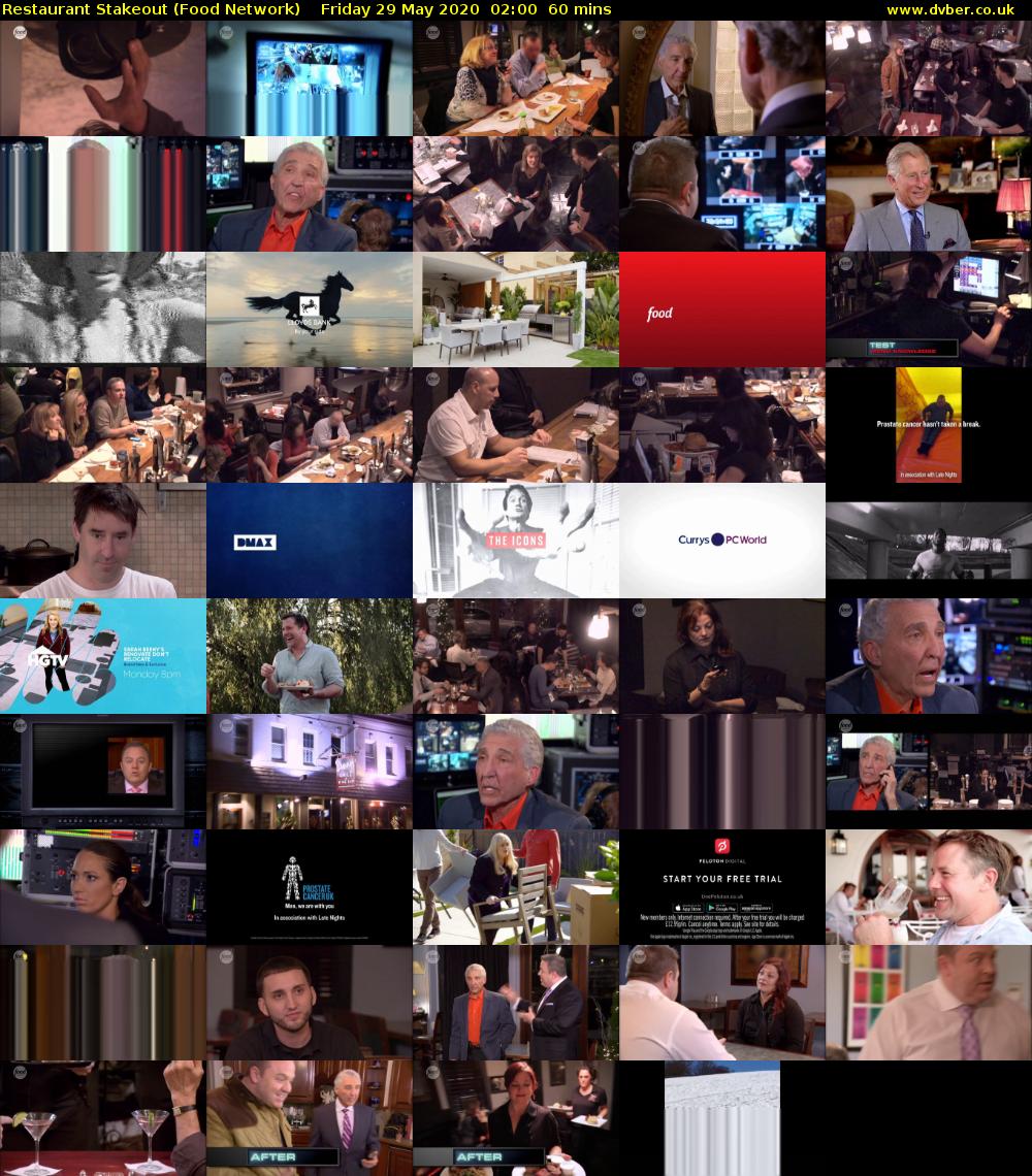 Restaurant Stakeout (Food Network) Friday 29 May 2020 02:00 - 03:00