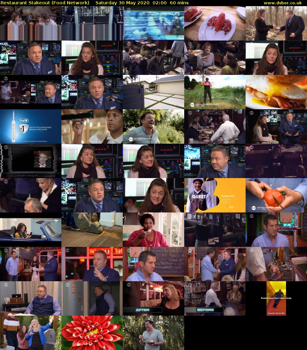 Restaurant Stakeout (Food Network) Saturday 30 May 2020 02:00 - 03:00