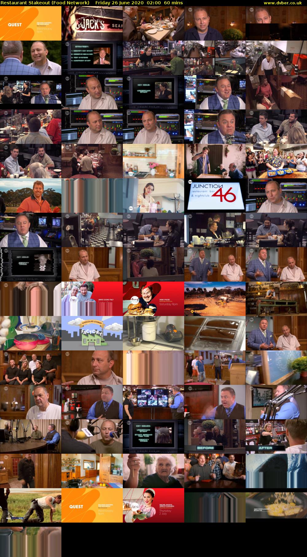 Restaurant Stakeout (Food Network) Friday 26 June 2020 02:00 - 03:00