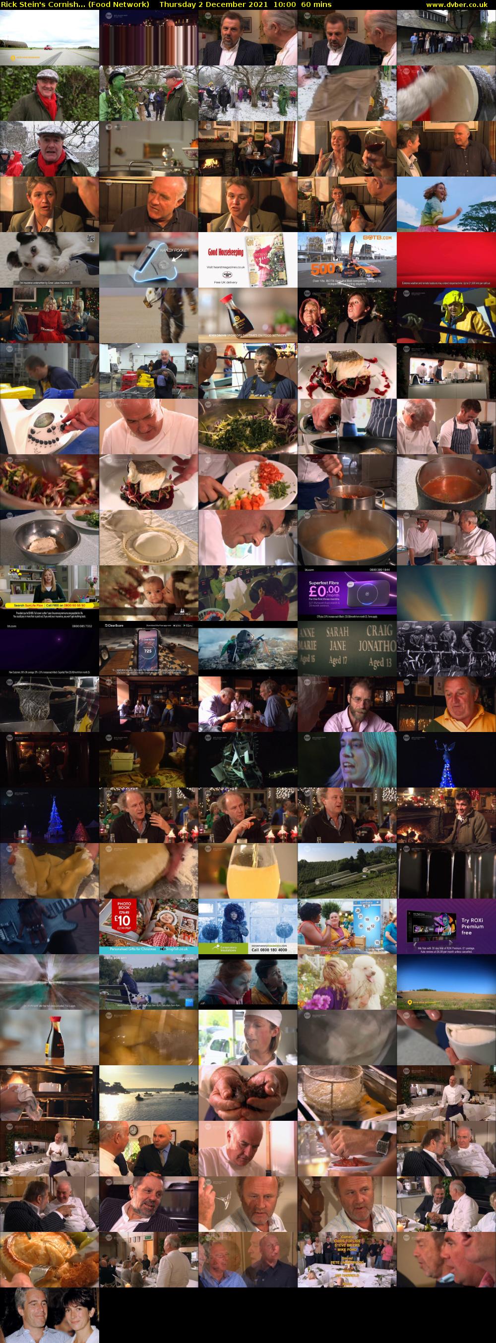 Rick Stein's Cornish... (Food Network) Thursday 2 December 2021 10:00 - 11:00