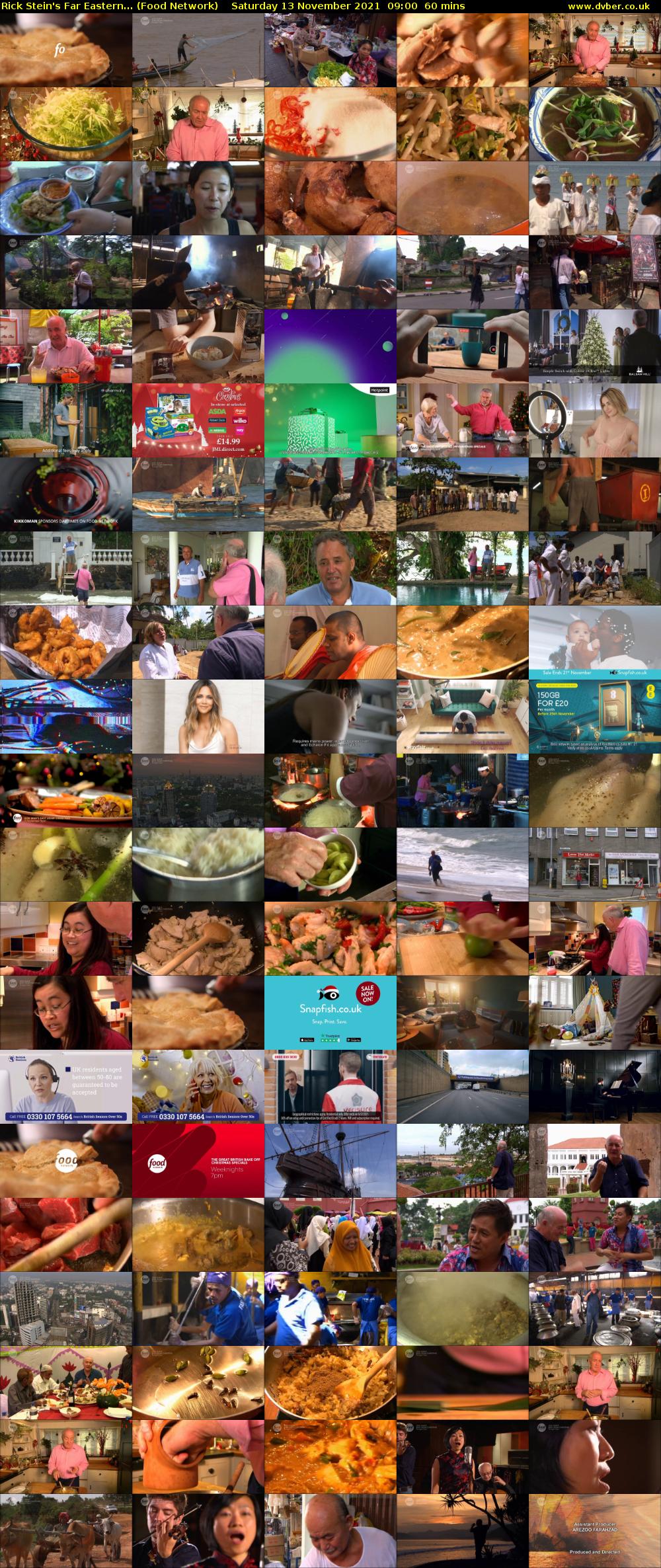 Rick Stein's Far Eastern... (Food Network) Saturday 13 November 2021 09:00 - 10:00