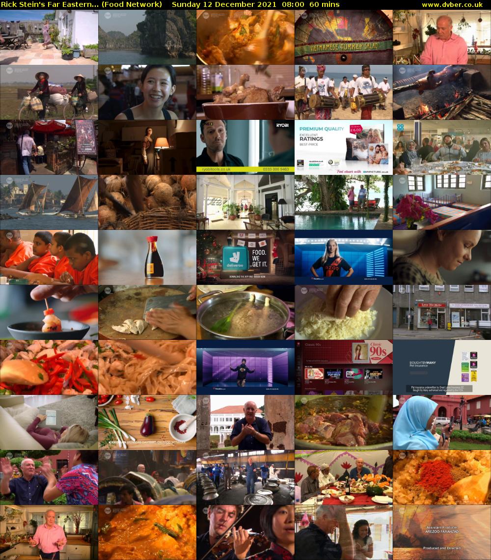 Rick Stein's Far Eastern... (Food Network) Sunday 12 December 2021 08:00 - 09:00