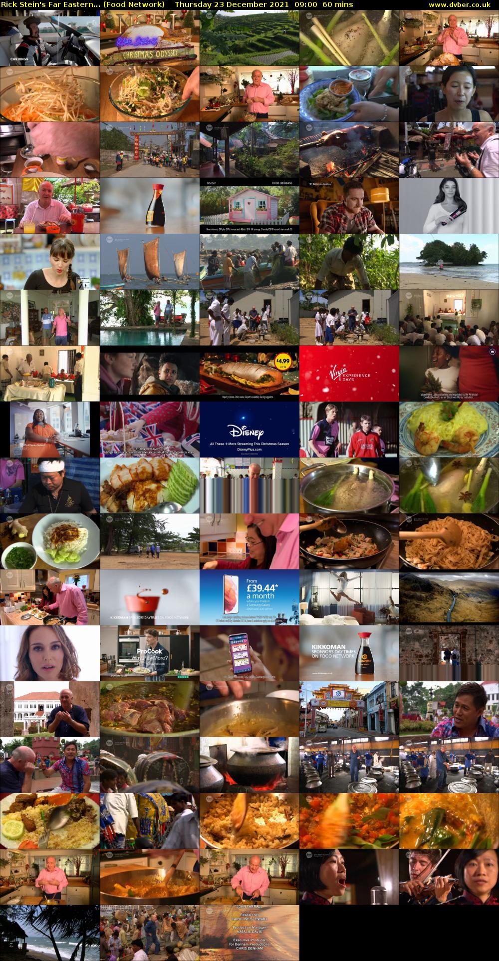 Rick Stein's Far Eastern... (Food Network) Thursday 23 December 2021 09:00 - 10:00