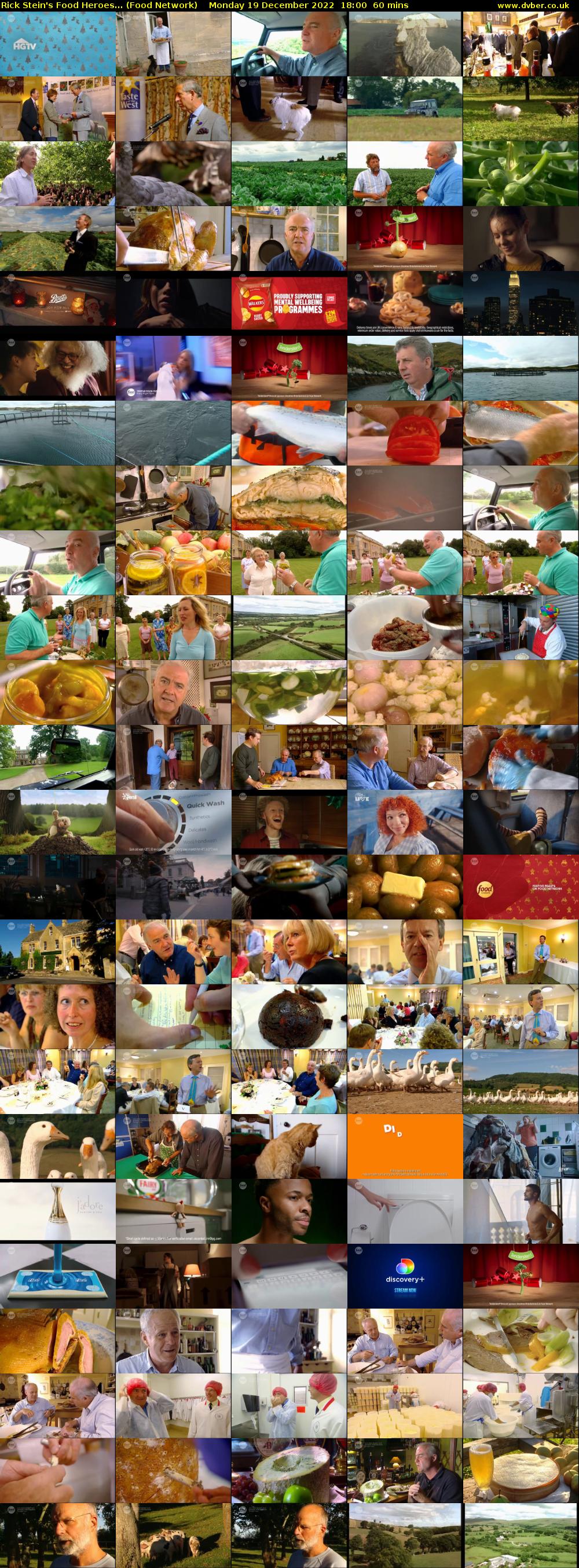 Rick Stein's Food Heroes... (Food Network) Monday 19 December 2022 18:00 - 19:00