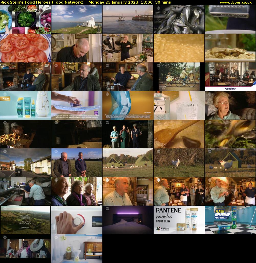 Rick Stein's Food Heroes (Food Network) Monday 23 January 2023 18:00 - 18:30