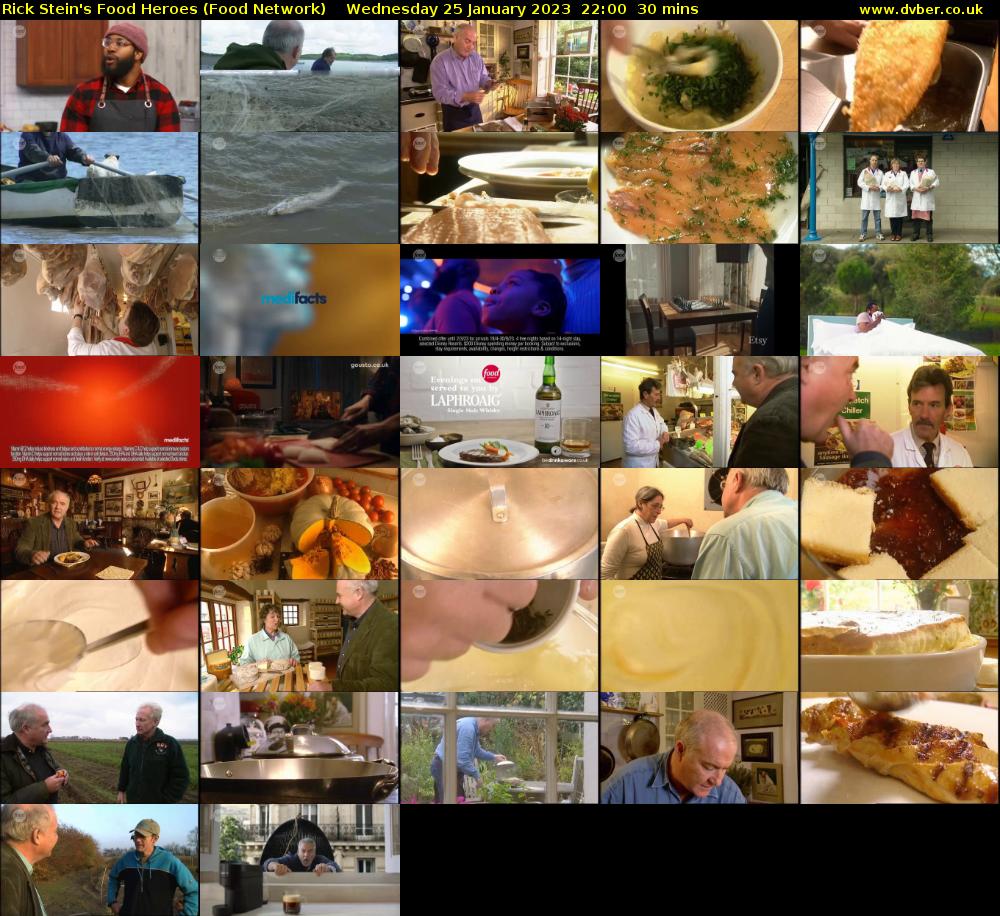 Rick Stein's Food Heroes (Food Network) Wednesday 25 January 2023 22:00 - 22:30