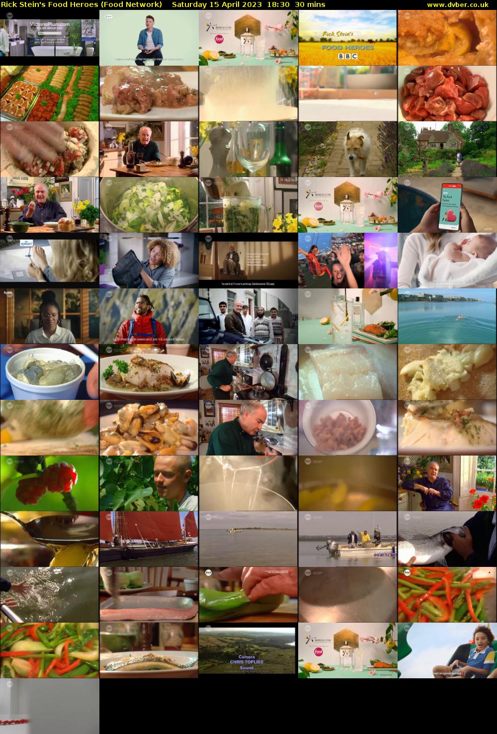 Rick Stein's Food Heroes (Food Network) Saturday 15 April 2023 18:30 - 19:00