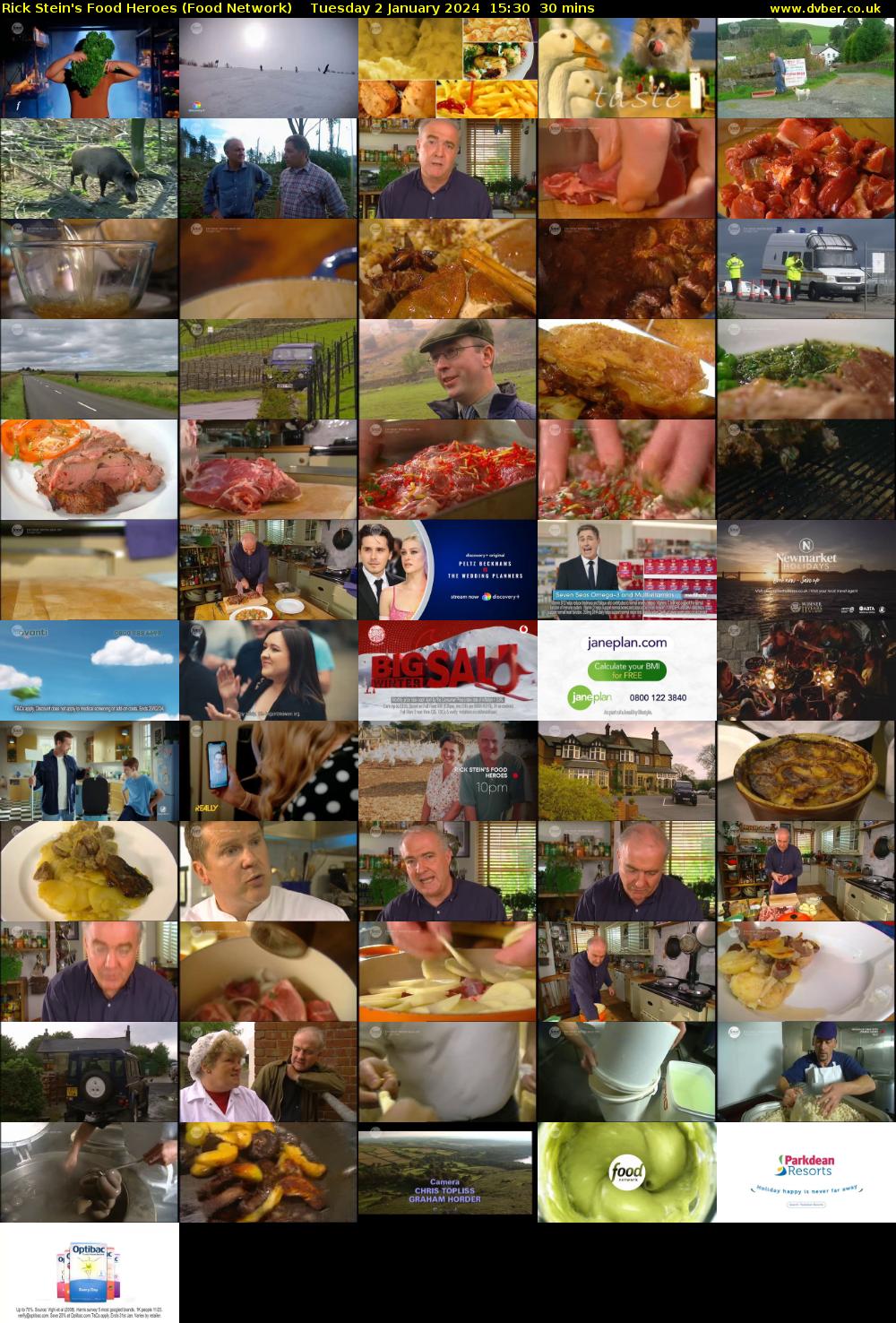 Rick Stein's Food Heroes (Food Network) Tuesday 2 January 2024 15:30 - 16:00