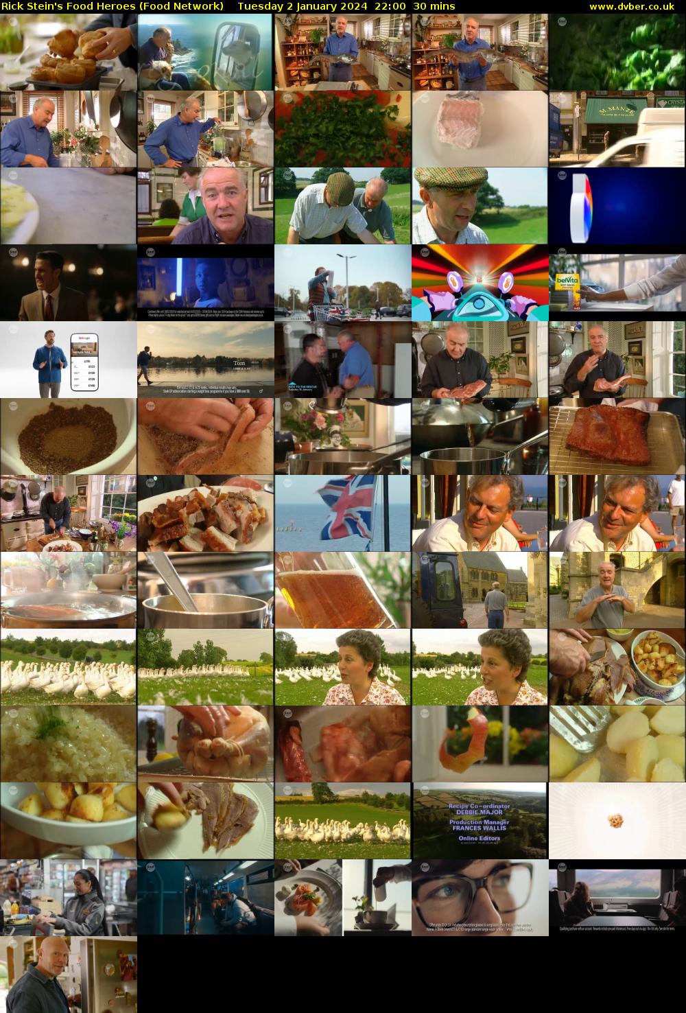 Rick Stein's Food Heroes (Food Network) Tuesday 2 January 2024 22:00 - 22:30