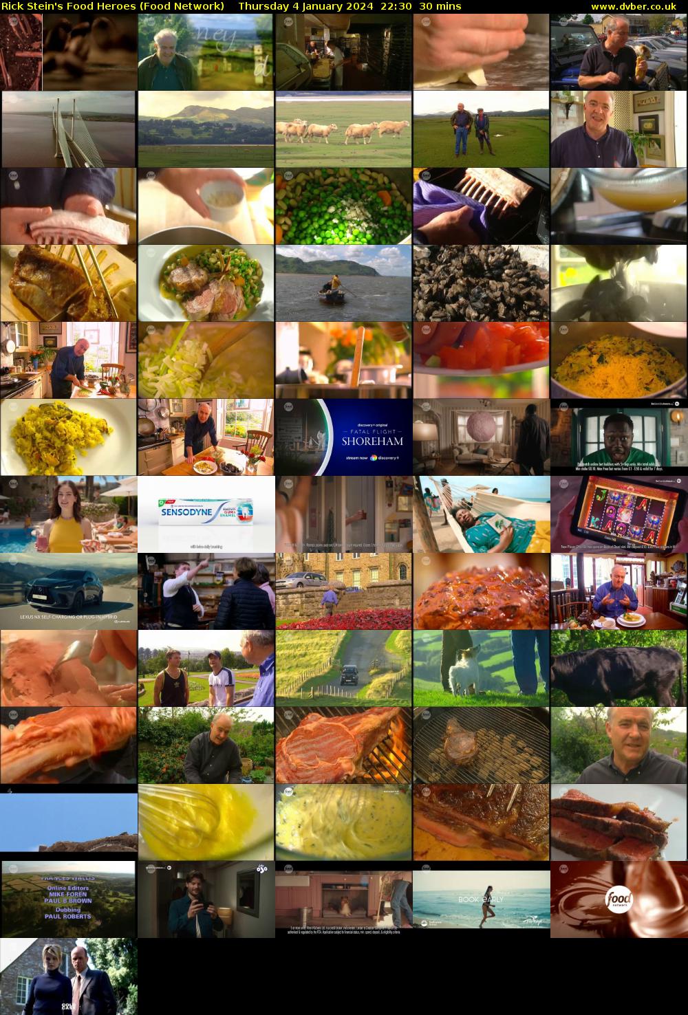 Rick Stein's Food Heroes (Food Network) Thursday 4 January 2024 22:30 - 23:00