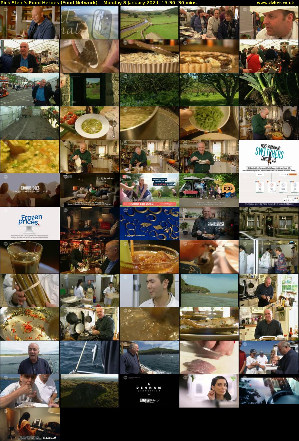 Rick Stein's Food Heroes (Food Network) Monday 8 January 2024 15:30 - 16:00