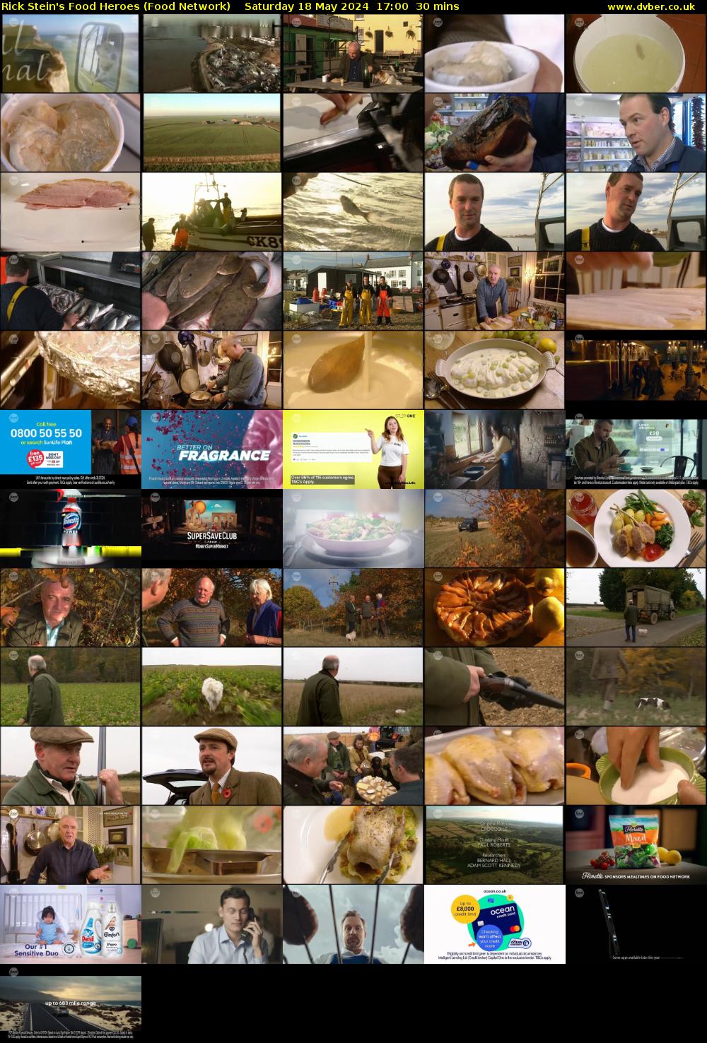 Rick Stein's Food Heroes (Food Network) Saturday 18 May 2024 17:00 - 17:30