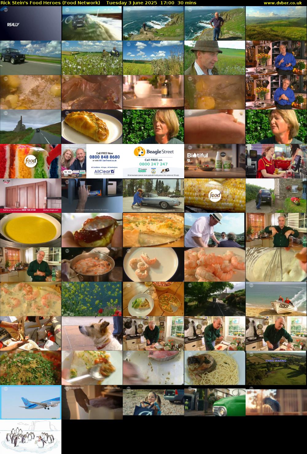 Rick Stein's Food Heroes (Food Network) Tuesday 3 June 2025 17:00 - 17:30