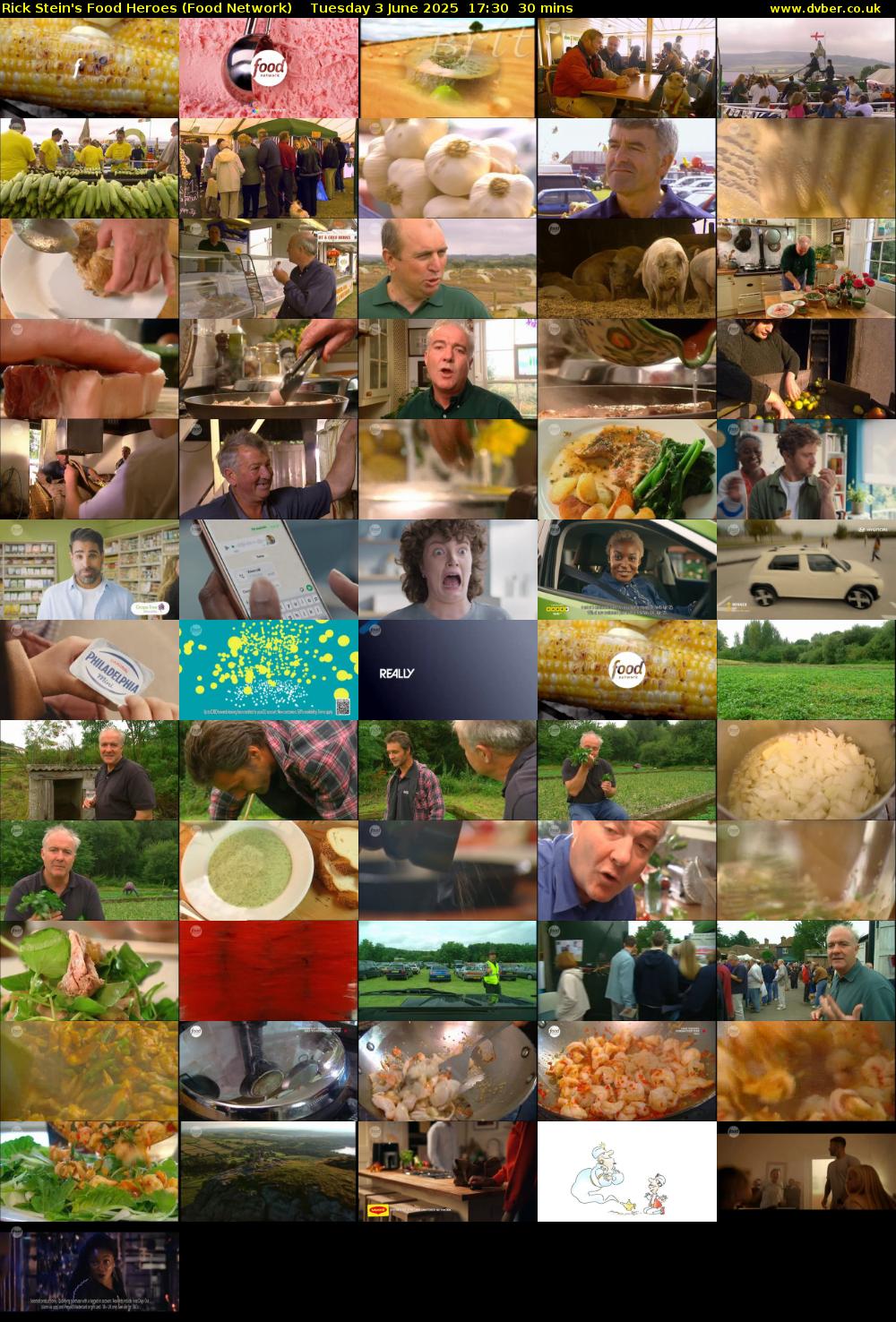Rick Stein's Food Heroes (Food Network) Tuesday 3 June 2025 17:30 - 18:00