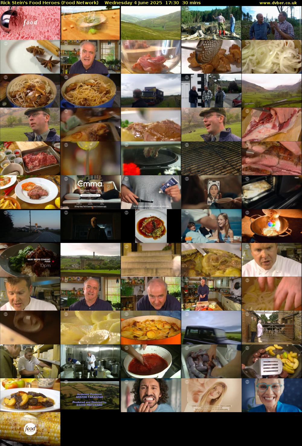 Rick Stein's Food Heroes (Food Network) Wednesday 4 June 2025 17:30 - 18:00